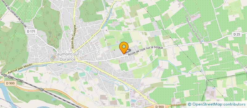 localisation de l'entreprise INFAUREMATIQUE à CAUMONT-SUR-DURANCE