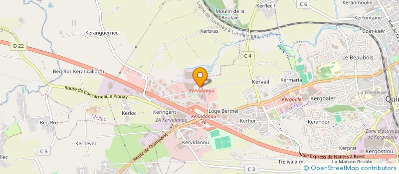 localisation de l'entreprise INFAUTRONIC INDUSTRIES  MELLAC