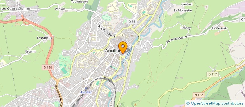 localisation de l'entreprise INFERNAL à AURILLAC