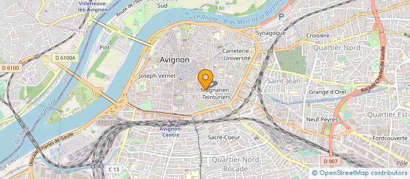 localisation de l'entreprise INFERNO LA REVUE à AVIGNON