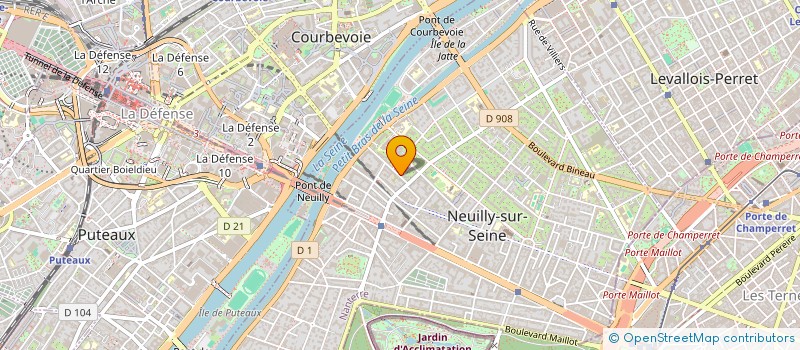 localisation de l'entreprise INFERNO PRODUCTION à NEUILLY-SUR-SEINE