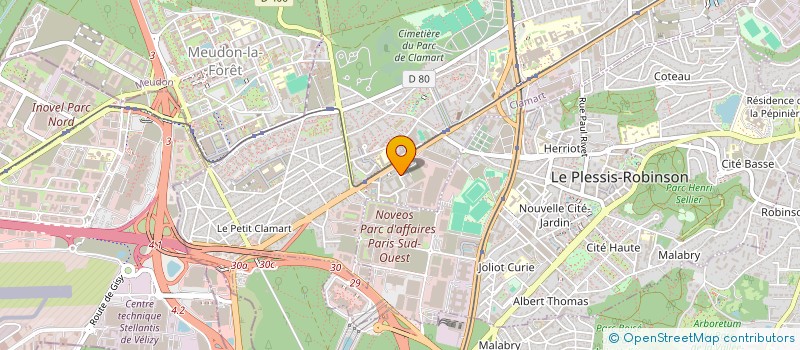 localisation de l'entreprise INFI'LIB à CLAMART