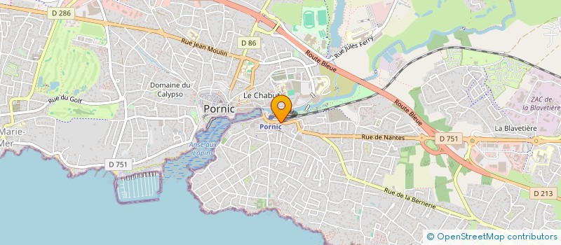 localisation de l'entreprise INFI PORNIC à PORNIC