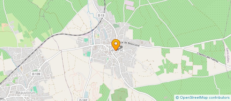 localisation de l'entreprise INFICABINET  GENERAC