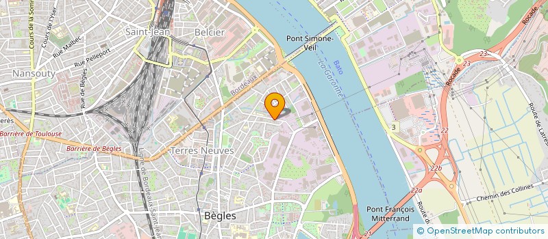 localisation de l'entreprise INFIDEL à BEGLES