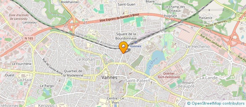 localisation de l'entreprise INFIDIET à VANNES