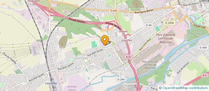 localisation de l'entreprise INFIDOM-GEY  LOURCHES