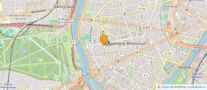 localisation de l'entreprise INFIGO à SEVRES