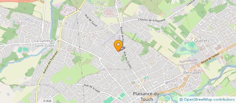 localisation de l'entreprise INFILII  LA SALVETAT-SAINT-GILLES