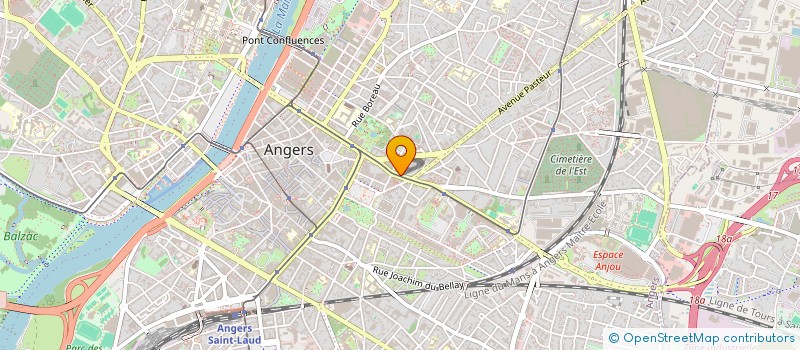 localisation de l'entreprise INFILISE à ANGERS