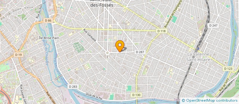 localisation de l'entreprise INFIN.I.T à SAINT-MAUR-DES-FOSSES