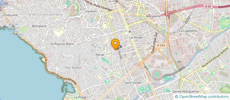 localisation de l'entreprise INFINA  MARSEILLE