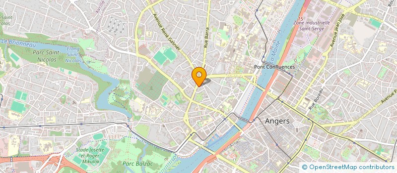 localisation de l'entreprise INFINANGE INVESTISS ET FINANCES ANGEVINS  ANGERS