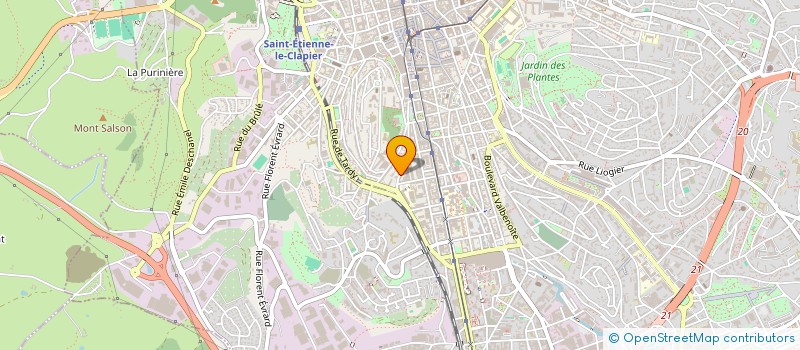 localisation de l'entreprise INFINEEGO  SAINT-ETIENNE