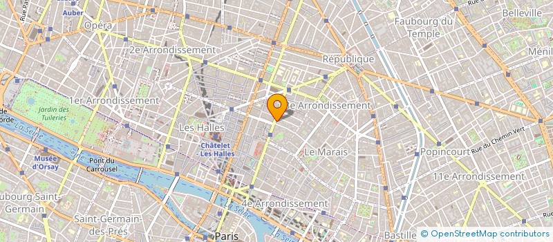 localisation de l'entreprise INFINI à PARIS