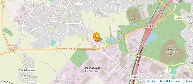 localisation de l'entreprise INFINI  CARVIN