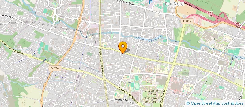 localisation de l'entreprise INFINI à PAU