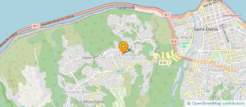 localisation de l'entreprise INFINI  SAINT-DENIS