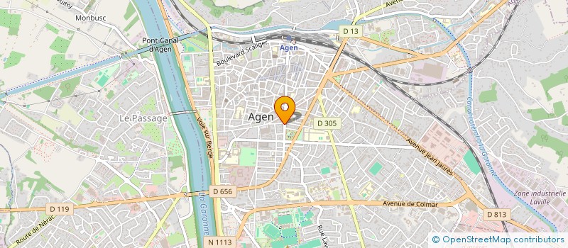 localisation de l'entreprise INFINI  AGEN