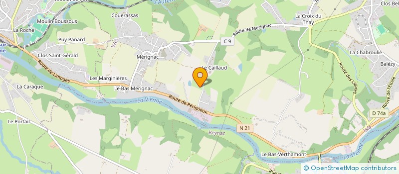 localisation de l'entreprise INFINI BOIS à ISLE