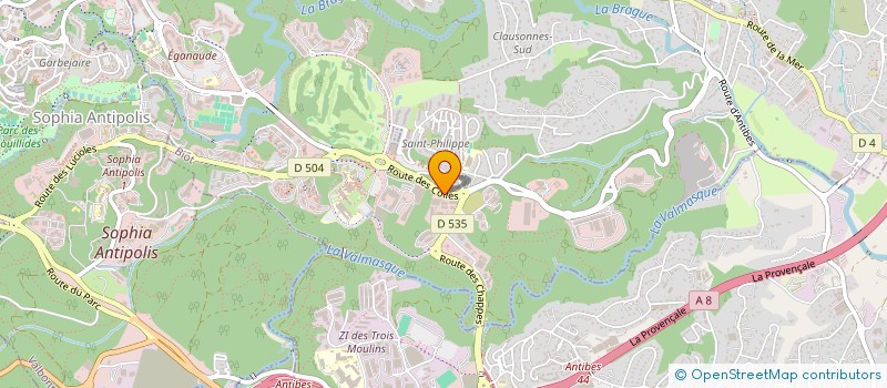 localisation de l'entreprise INFINI CAPITAL  BIOT