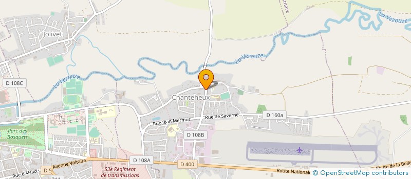 localisation de l'entreprise INFINI COIFFURE  CHANTEHEUX