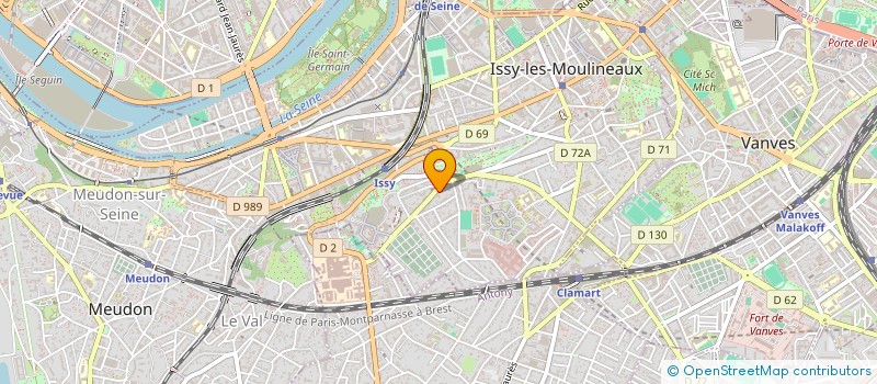 localisation de l'entreprise INFINI COLIBRI à ISSY-LES-MOULINEAUX