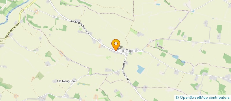 localisation de l'entreprise INFINI DIAG  SAINT-CAPRAIS