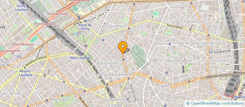 localisation de l'entreprise INFINI L'ODYSSEE, EDITEUR TRANSMEDIA  PARIS