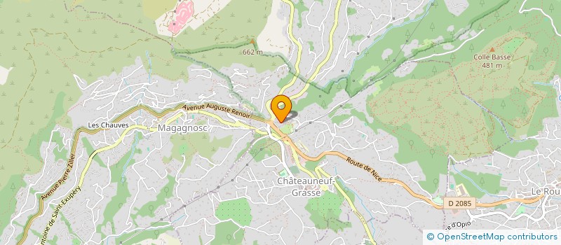 localisation de l'entreprise INFINI (S) OPTIQUE  CHATEAUNEUF-GRASSE