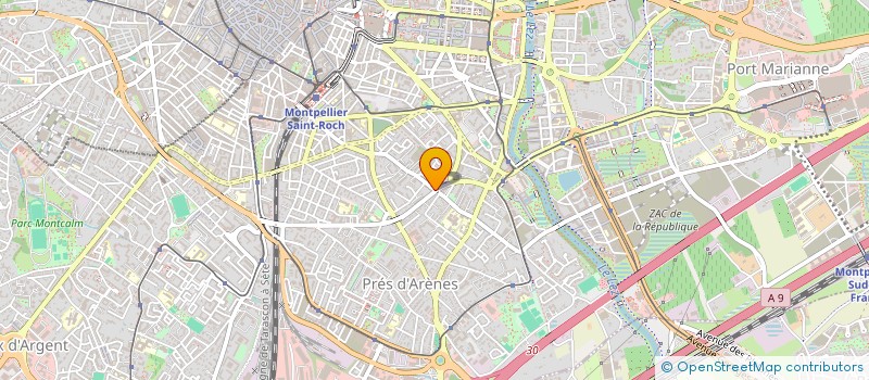 localisation de l'entreprise INFINI SPORT à MONTPELLIER