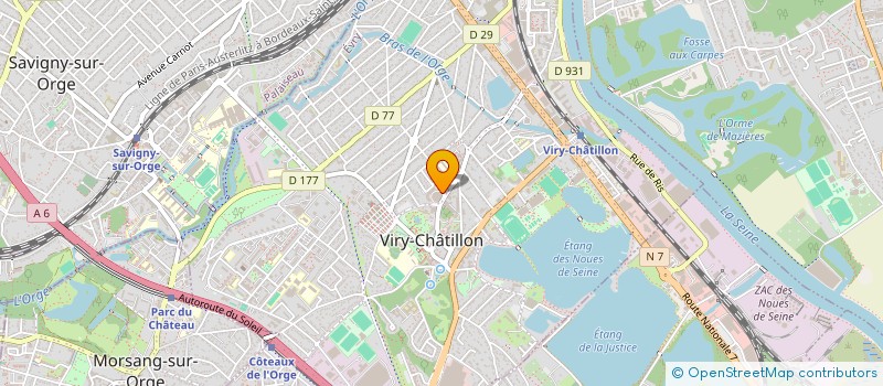 localisation de l'entreprise INFINI SUN 91  VIRY-CHATILLON