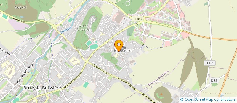 localisation de l'entreprise INFINI-TIFS  BRUAY-LA-BUISSIERE