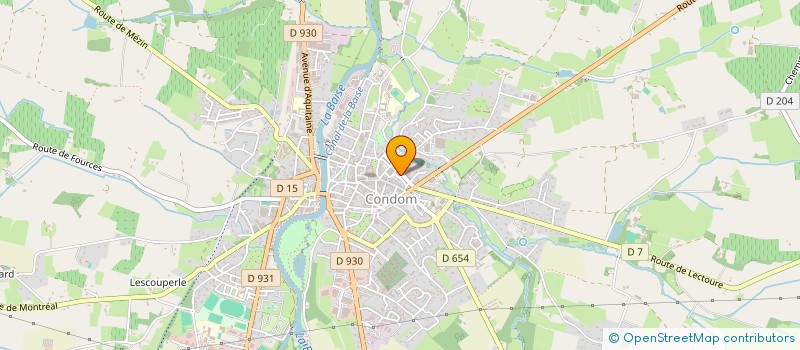 localisation de l'entreprise INFINI-TIFS à CONDOM