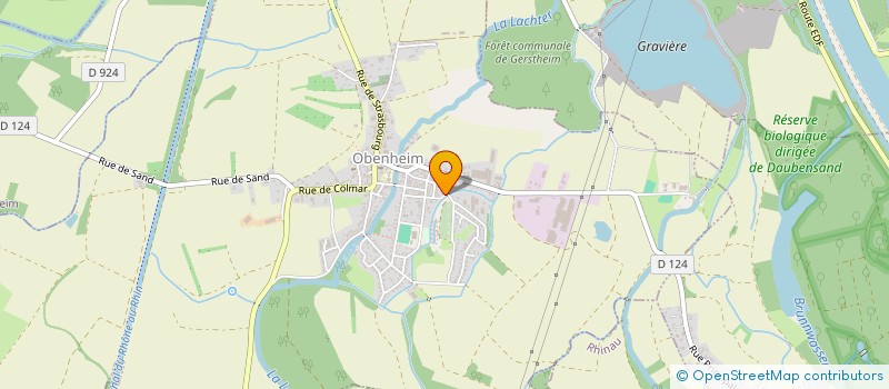 localisation de l'entreprise INFINICAR  OBENHEIM