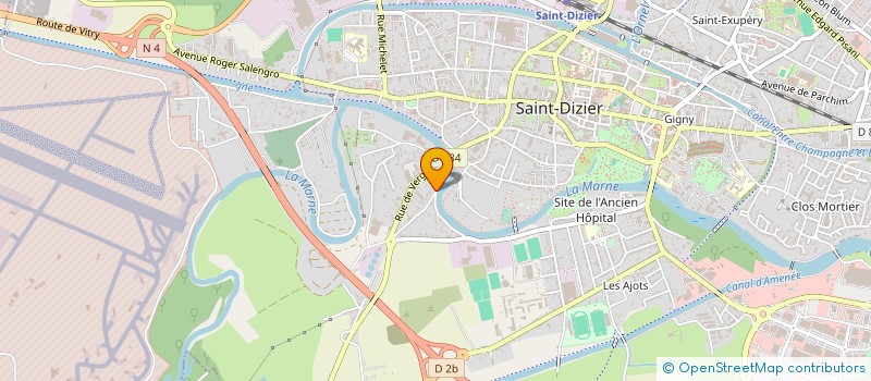 localisation de l'entreprise INFINIDANSE à SAINT-DIZIER