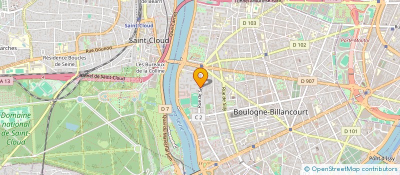 localisation de l'entreprise INFINIFIT à BOULOGNE-BILLANCOURT