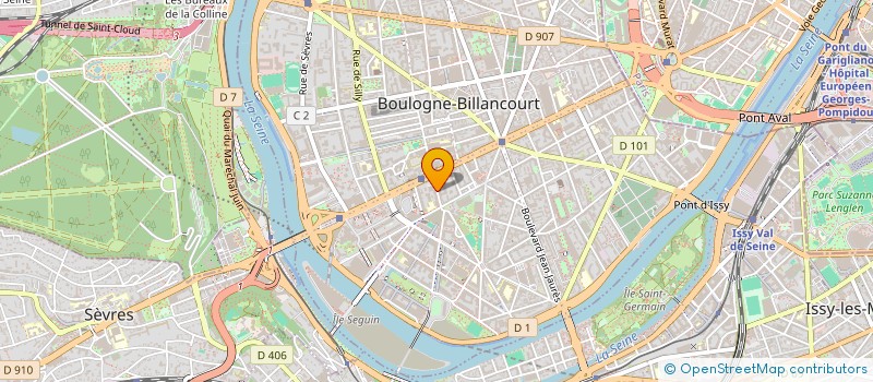 localisation de l'entreprise INFINIGATE FRANCE SAS à BOULOGNE-BILLANCOURT
