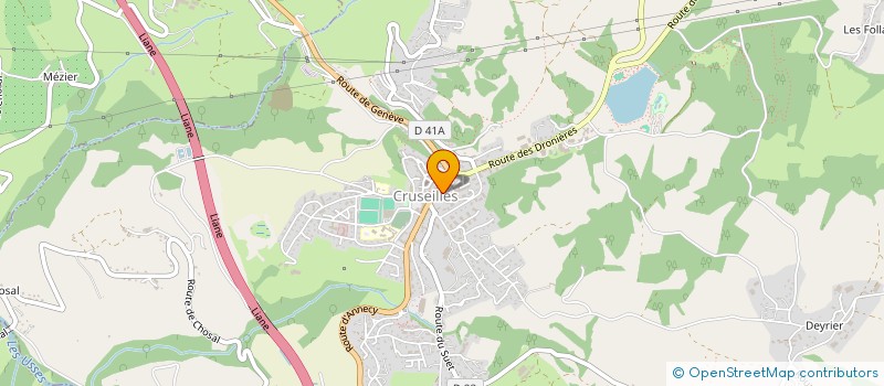 localisation de l'entreprise INFINIMENT BELLE  CRUSEILLES