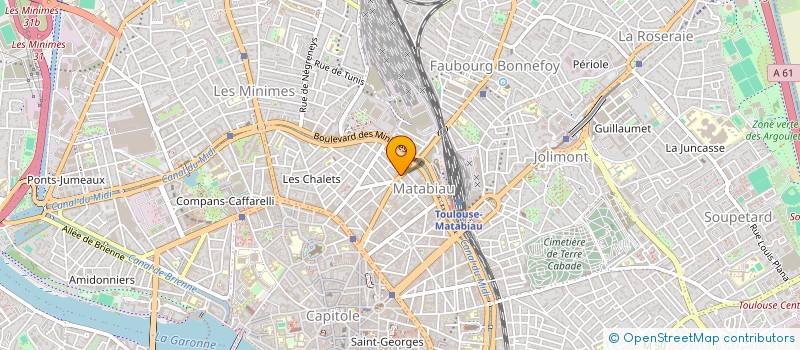 localisation de l'entreprise INFINIMENT COIFFURE à TOULOUSE