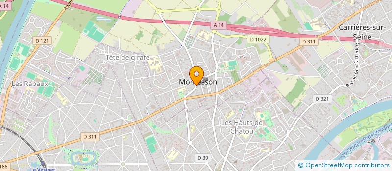 localisation de l'entreprise INFINIMENT CREATION  MONTESSON