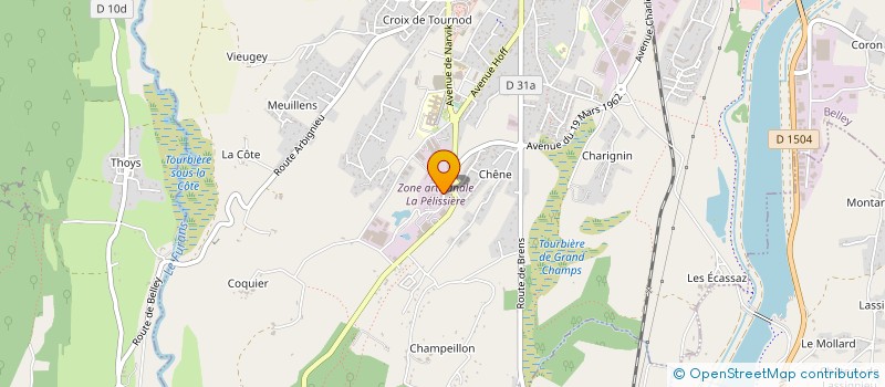 localisation de l'entreprise INFINIMENT PLUS à BELLEY