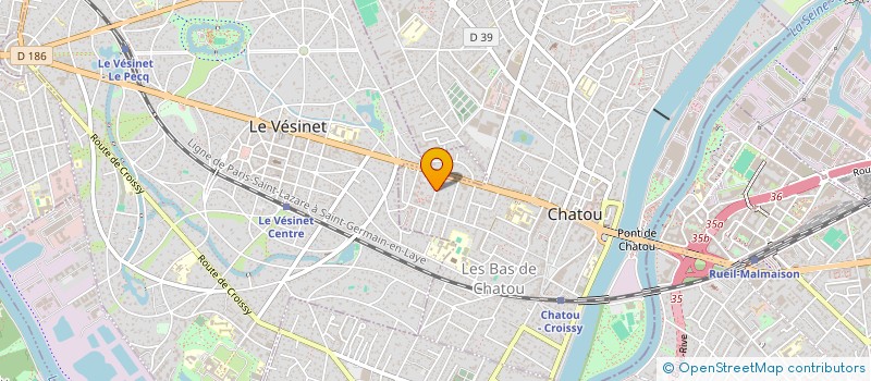 localisation de l'entreprise INFINIS SERVICES  CHATOU