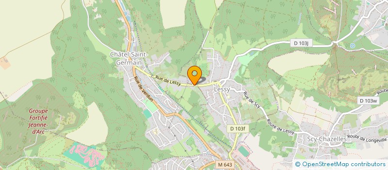 localisation de l'entreprise INFINITE à CHATEL-SAINT-GERMAIN