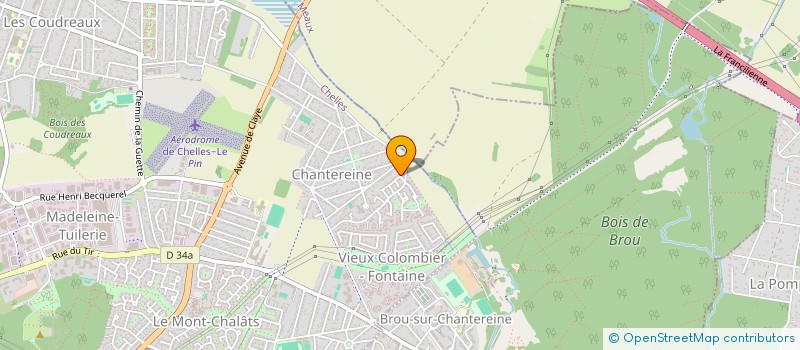 localisation de l'entreprise INFINITE à CHELLES