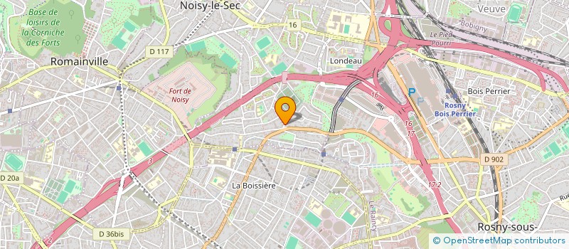 localisation de l'entreprise INFINITE à NOISY-LE-SEC
