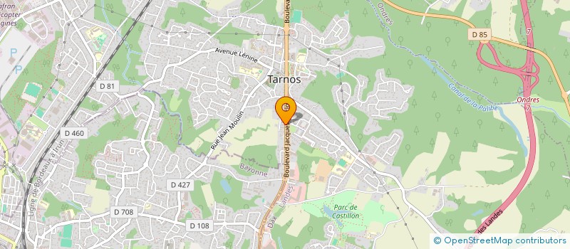 localisation de l'entreprise INFINITE BIO LABS  TARNOS