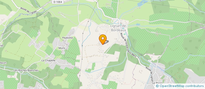 localisation de l'entreprise INFINITE BUILDING  LIGNAN-DE-BORDEAUX