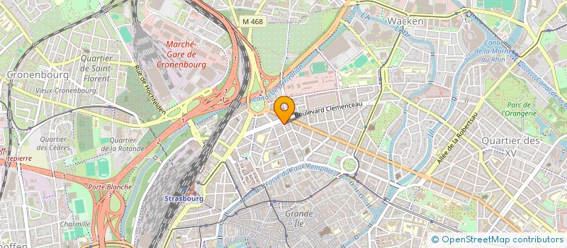 localisation de l'entreprise INFINITE CLASSIC CARS  STRASBOURG