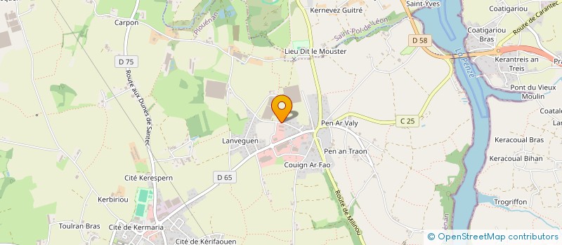 localisation de l'entreprise INFINITI  PLOUENAN